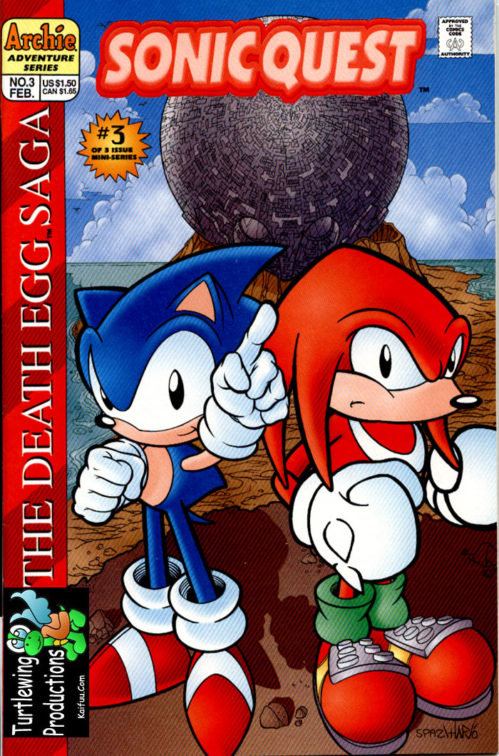 Sonic - Archie Adventure Series February 1997 Cover Page